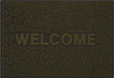 Obrázok produktu pre Pronett XJ5673 Vonkajšia gumová rohož 40 x 60 cm, čierno-hnedá