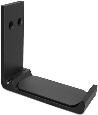 Produktbild von CHPN - Kopfhörerhalter - Kopfhörerhaken - Faltbar - Universal - Zusammenklappbarer Kopfhörerhalter - Schreibtischhaken - Wandhaken 0 Schwarz