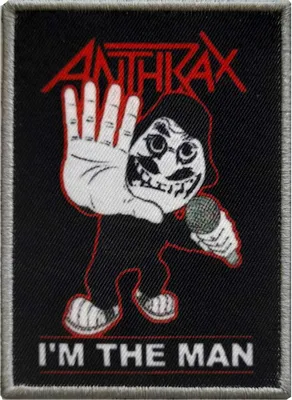 Produktbild von Anthrax - Patch "I´m The Man" RO3767 (Einheitsgröße) (Schwarz/Rot/Weiß)