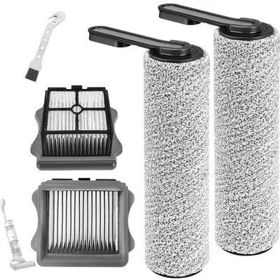 Immagine prodotto di Kit di ricambi per aspirapolvere Tineco Floor One S5, S5 Pro, S5 Pro 2, S5 Extreme | 2 spazzole rulli, 2 filtri, 1 spazzola per la pulizia