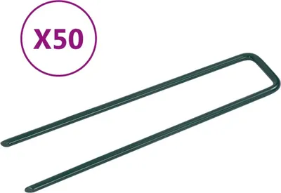 Obrázok produktu pre Klince na umelý trávnik 50 ks tvar U železo