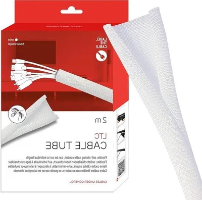 Produktbild von Famanu Kabelschlauch für perfektes Kabelmanagement - 2 m - Weiß