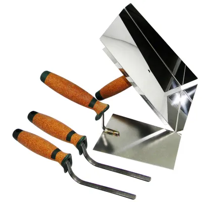 Zdjęcie produktu dla CONTOO Zestaw Korek Przyrząd do Fugowania + Kielnia trapezowa 180mm + Spoinówki 8+10mm