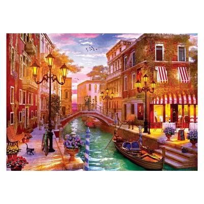 Produktbild von Eurographics Puzzle Dominic Davison - Sonnenuntergang Venedig - 1000 Teile