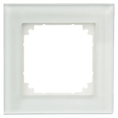 Productafbeelding van Merten M-PLAN, inlijstingsprofiel van echt glas, type 1f, artikelnummer 489119, kleur: briljantwit