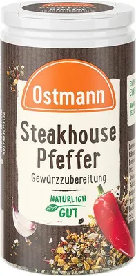 Produktbild von Ostmann Steakhouse Pfeffer Gewürzzubereitung Streudose 50g