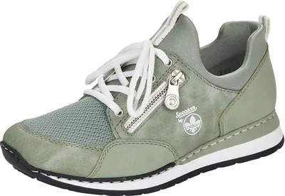 Produktbild von Rieker Damen Halbschuhe Schnürschuhe Sneaker N3081, Größe:37 EU, Farbe:Grün