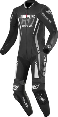 Immagine prodotto di Berik Absolute GP Tuta in pelle da moto 1 pezzo, nero/bianco, 56