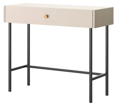 Immagine prodotto di Selsey Divenos: Comodino con cassetto, colore greige, 93 cm