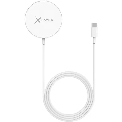 Zdjęcie produktu dla Bezprzewodowa podkładka ładująca XLayer Magnetic 15W biała