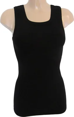 Produktbild von HERMKO 1325 Damen Longshirt aus 100% Baumwolle | Verschiedene Farben & Größen | Ideal für Drüber & Drunter | Länger geschnitten, Farbe:schwarz, Größe:36/38 (S)