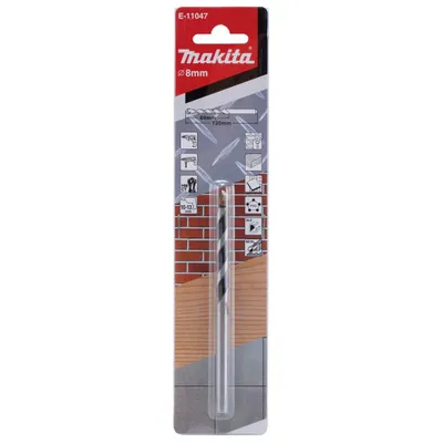 Zdjęcie produktu dla Makita TCT multi-wiertarka 8.0x120mm uchwyt szybkomocujący z końcówką z węglików spiekanych E-11047