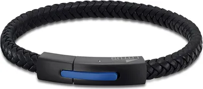 Produktbild von Lotus Style Herren Edelstahl Leder Armband schwarz LS2055-2/3 Armschmuck
