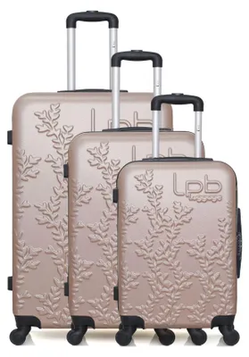 Image de LPB LUGGAGE - Set de 3 Valises NAIS 75 cm 4 Roues