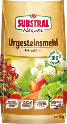 Produktbild von Substral Urgesteinmehl für den Garten, mineralischer Bodenhilfsstoff 10 kg