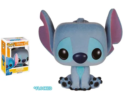 Image de Figurine Funko Lilo & Stitch POP! Stitch floquée, 9 cm, FK6481