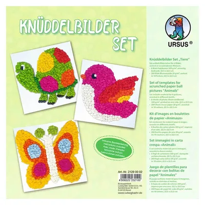 Produktbild von URSUS 2129 00 02, Bastelset für Kinder, Karton, Seide, 1 Stück(e)