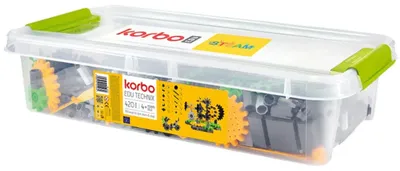 Imagen del producto de Bloques de construcción Korbo EDU Technix, 420 piezas - para mayores de 4 años