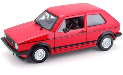 Image de Bburago 18-21089 - Modèle réduit - VW Golf 1 GTI 1979 (rouge, échelle 1:24)
