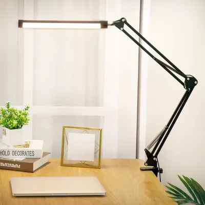 Obrázok produktu pre LED stolná lampa – nastaviteľná lampa – na čítanie a prácu – šetrné k očiam – napájanie cez USB – čierna
