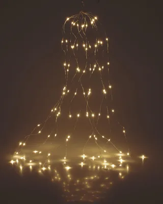 Lichterkette 160 warmweiße LEDs, 8×20, 2 m, Batteriebetrieb