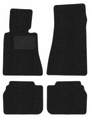 Produktbild von Velours-Fußmatten für BMW 7 E32 1986-1994 (Limousine) – 4-tlg, Anthrazit, passgenau – Wielganizator ANTHRA