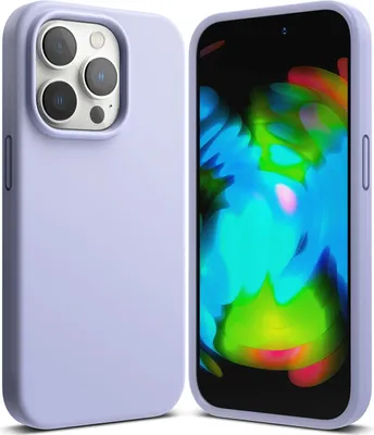 Zdjęcie produktu dla Silikonowe etui Ringke do iPhone'a 14 Pro, fioletowe (SI003E79)