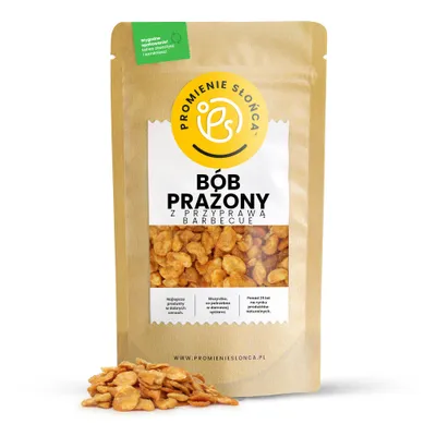 Zdjęcie produktu dla Bób Prażony z Przyprawą BBQ 500 g
