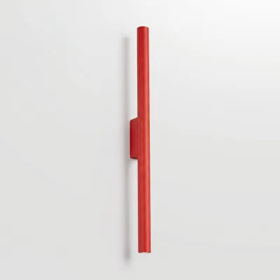 Zdjęcie produktu dla Kinkiet PASTELO 2 czerwony 2xG9 8W stal 50x5x2.5cm Sollux Lighting