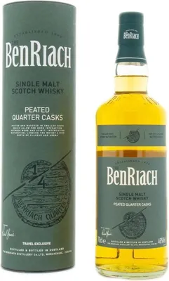 Produktbild von BenRiach Peated Quarter Cask + Box 700ml 46% Vol.