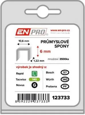 Image de Agrafes PROFI, 345/06 mm, 3500 pièces, ENPRO