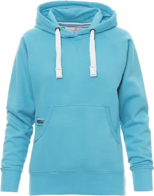 Produktbild von Damen Sweatshirt mit Kapuze "ATLANTA+LADY" - Payper Atollblau XL