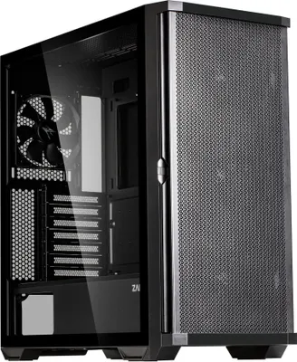 Obrázek produktu pro Zalman Z10, Midi Tower, PC, Černá, ATX, Mini-ATX, Mini-ITX, Plast, Ocel, Temperované sklo, Hraní