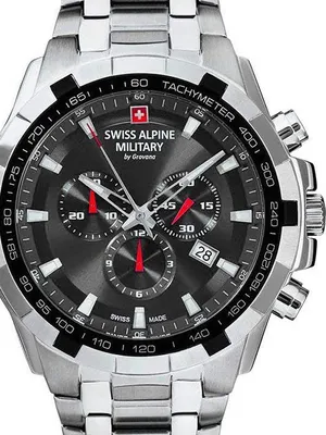Image de Montre Swiss Alpine Military 7043.9237 avec verre saphir