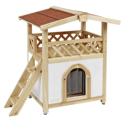 Produktbild von Katzenhaus KERBL Tyrol Alpin Outdoor 77x59x88 cm natur