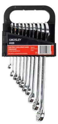 Immagine prodotto di Set di chiavi ad anello GROSLEY GR50090 in acciaio al cromo-vanadio