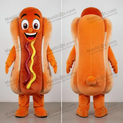 Immagine prodotto di Mascosta MASTICOT da Hot Dog Arancione Rustico e Gonfiabile