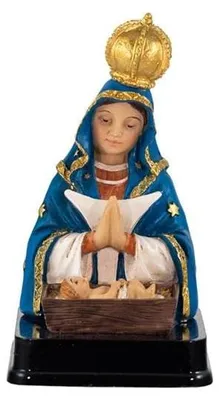 Harzfigur Jungfrau Altagracia handbemalt 12 cm