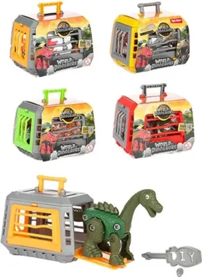 Obrázek produktu pro Svět dinosaurů postavte si dinosaura s klecí