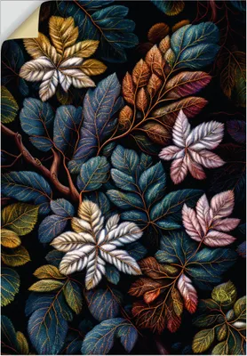 Produktbild von ARTland Wandbild, selbstklebend Herbstblätter Größe: 70x100 cm