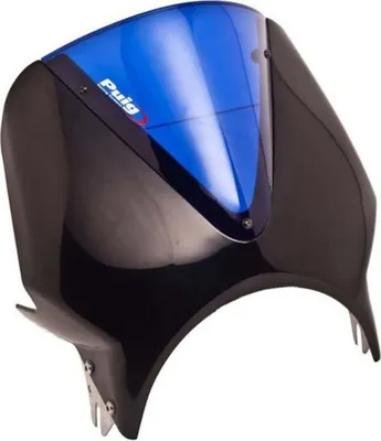 Immagine prodotto di Cupolino PUIG vision nero 330x310mm omologato ABE per Kawasaki