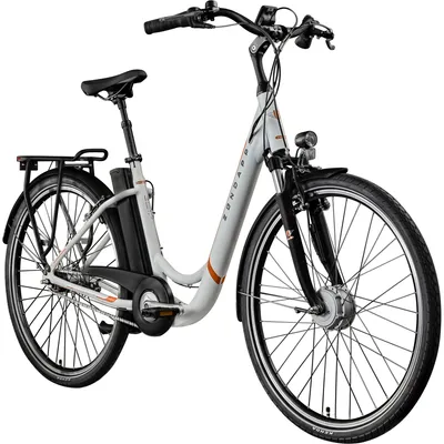 Produktbild von Zündapp Z517 E Bike Damenfahrrad 28 Zoll weiß/orange