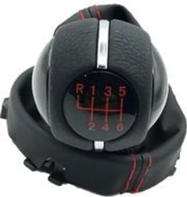 Produktbild von Schaltknauf Schalthebel Schaltsack rot 6G passend für Cooper F 54 55 56 57 60