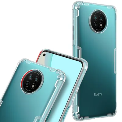 Zdjęcie produktu dla Nillkin Nature Żelowe Etui Pokrowiec Ultra Slim Xiaomi Redmi Note 9T 5G Przezroczysty