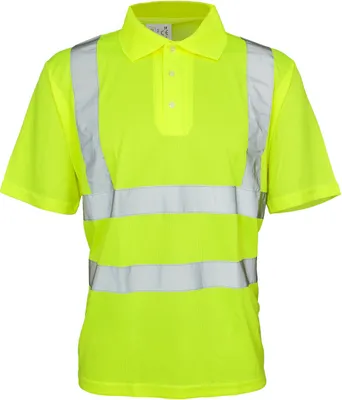 Produktbild von Warnshirt Warnschutz Polo-Shirt T-Shirt Hi-Viz Kurzarm gelb (POLO) Gr. XXL