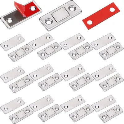 Obrázok produktu pre Solidchoice – 12 kusov ultra tenkých magnetov na dvere a zásuvky