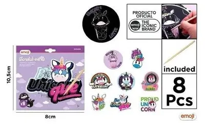 Image de Gravure Emoji Licorne - MP Main Paper
