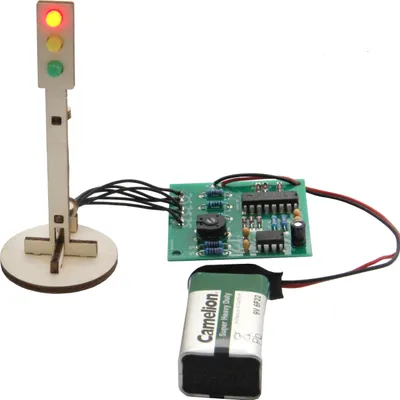Image de SOL-EXPERT Feu de signalisation électronique, kit de soudure