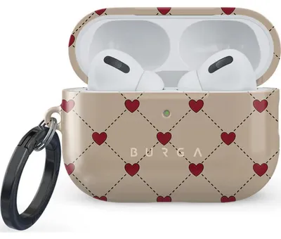 Produktbild von Schutzhülle für AirPods Pro 3, Burga Love Letter, Beige und Rot