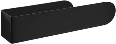 Productafbeelding van Zelfklevende handdoekhouder zonder boren, zwart, 23 cm, ideaal voor badkamer, keuken en camper, ruimtebesparend en praktisch